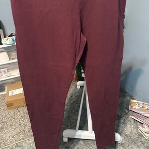 LC Lauren Conrad Kids Burgundy Leggings